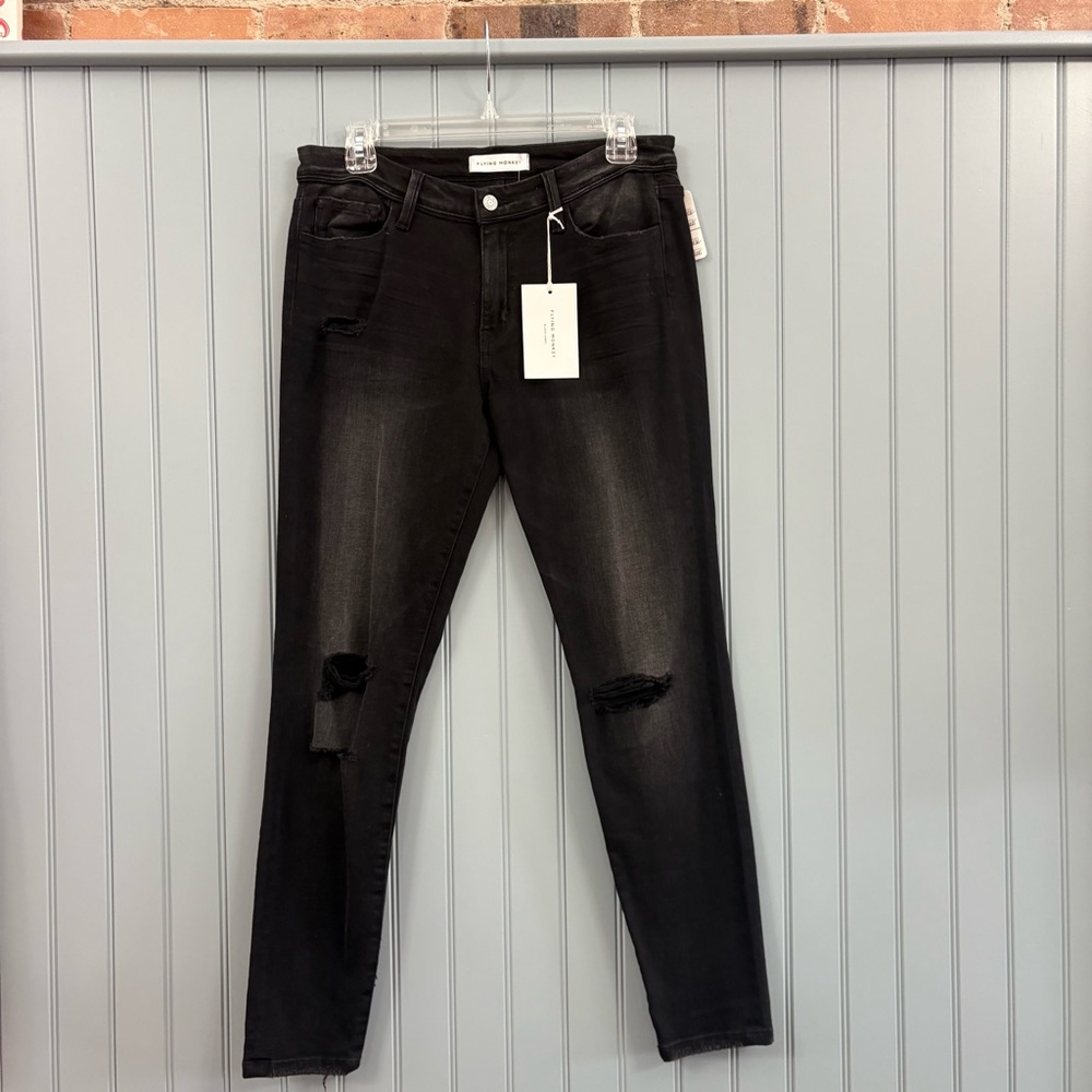 Flying Monkey Black Skinny Jeans Size 29 New With Tags